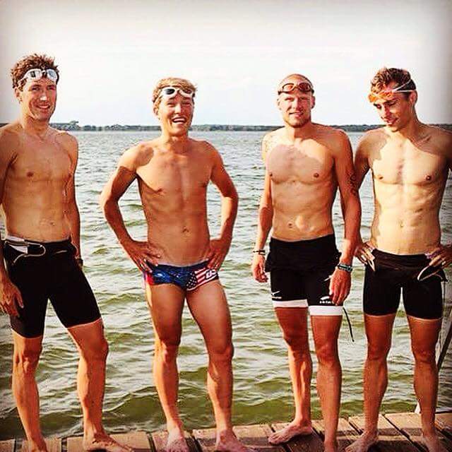 TriKalle's tweet photo. Epic swim session with @pEpEbit, @baxels , @Marcus_Woellner #summer2015 http://t.co/OGrCYQWueB