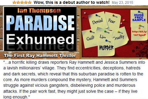 ianthompson1701's tweet photo. Read all the 5-Star reviews of my deadly #thriller @ http://t.co/NhKKLGxXba
Then hunt the killer for $1.99
#BookPlugs http://t.co/vFnM1P680t