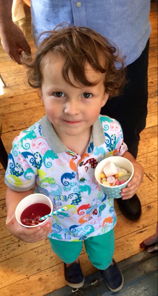 ShellySTClarke's tweet photo. #godson❤️ loaded with bad stuff 😁 http://t.co/5nsIxxN5VI