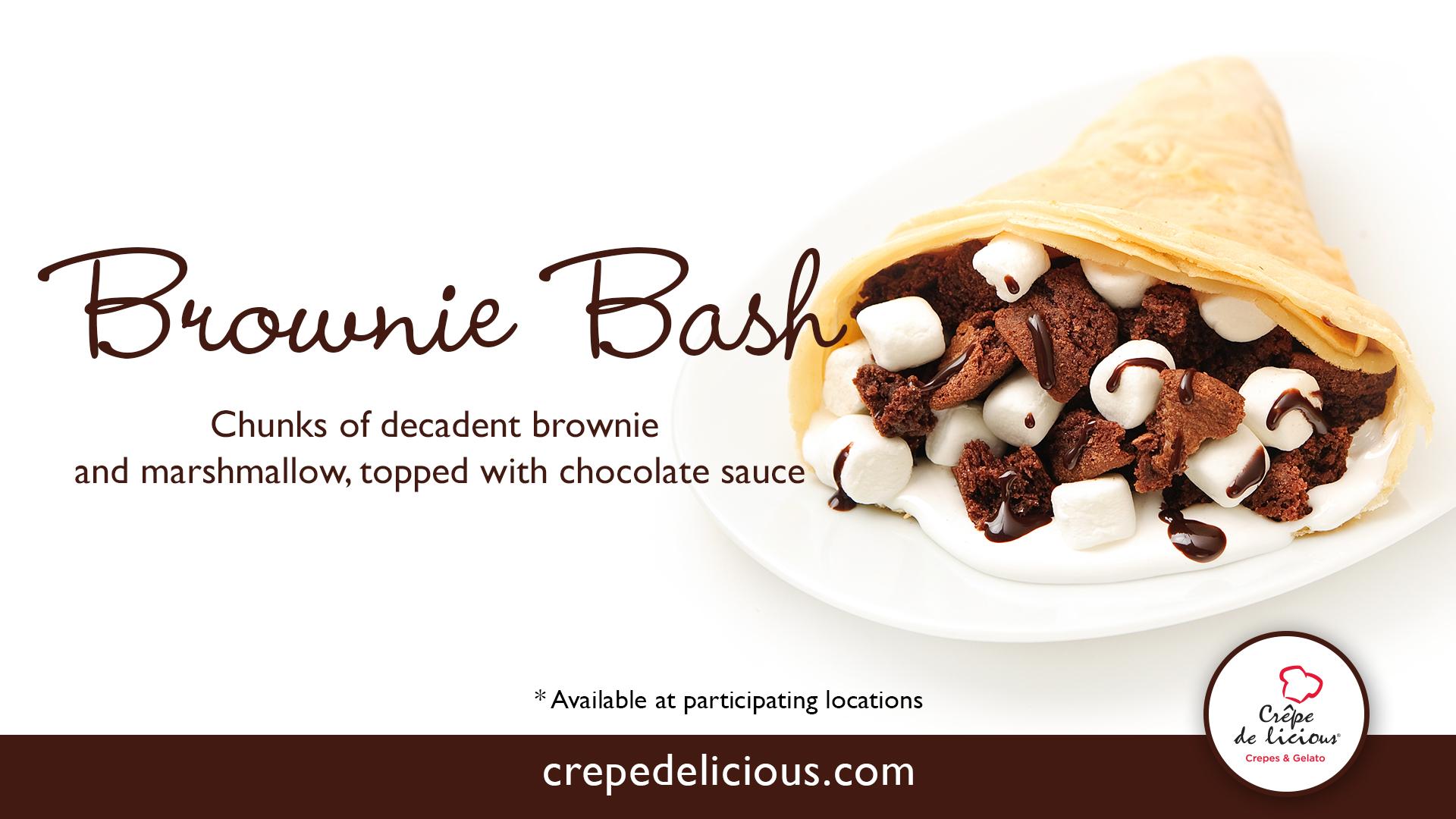 Conestoga Mall Visit Crepe De Licious For Our Brownie Bash Enjoy Chunks Of Brownie And Marshmallow Topped With Chocolate Sauce Http T Co mja07msp Twitter