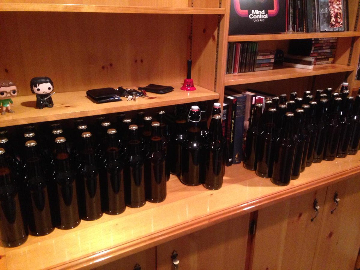 impossibrewbeer's tweet photo. That's a lot of saison! http://t.co/1ffni5XDp5