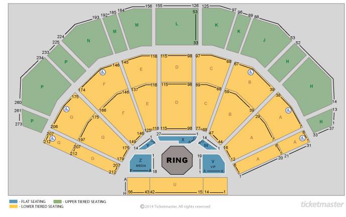 3arena Seating Chart