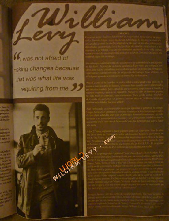WLW_EGYPT's tweet photo. William Levy @willylevy29 in #VidaTorontoMagazine @vidatoronto ❤❤ Cap 6 http://t.co/acxeqHjD01