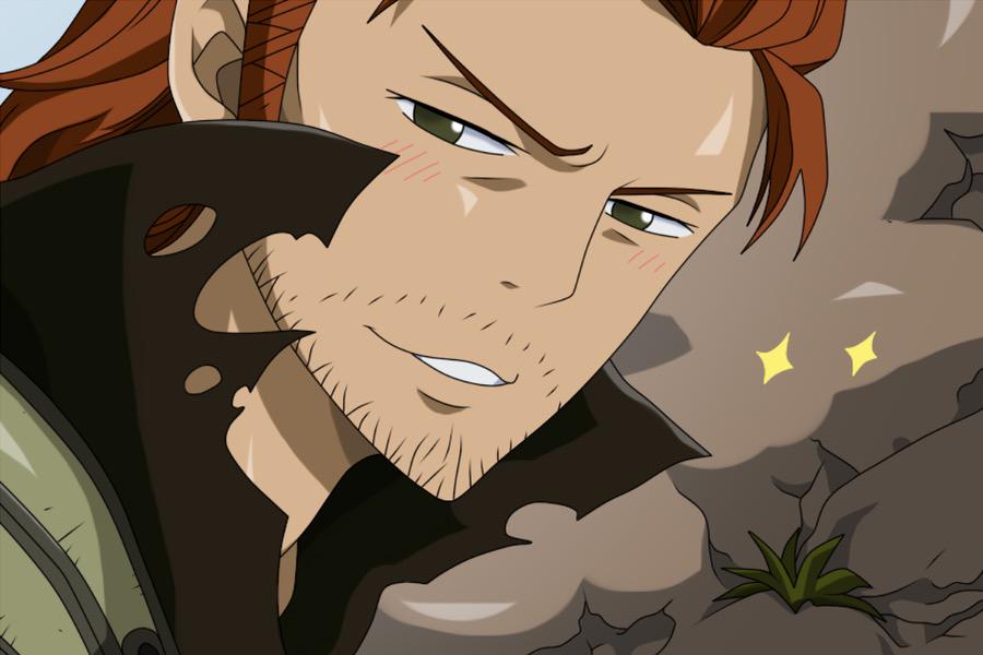FatherlyCrash's tweet photo. @plue_pun @FTYukino_Aguria // Interrupting Gildarts http://t.co/LIXW9sAaAi