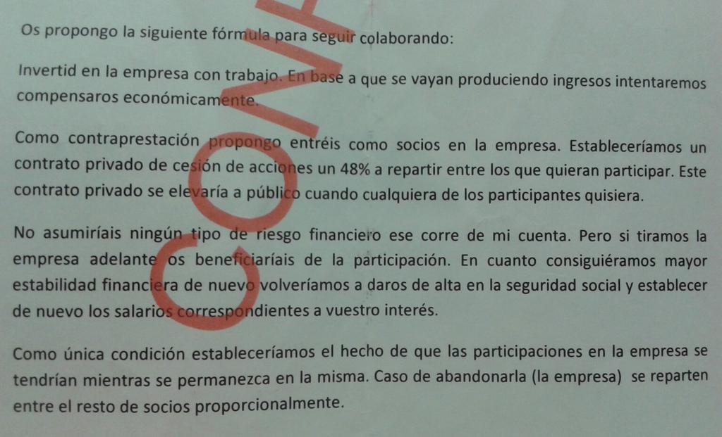 setinns's tweet photo. ¿Os acordáis del 'empresario' que me hizo esta propuesta? Pues tiene carguito público con @PdmIllesBalears http://t.co/NMce2MKEkT