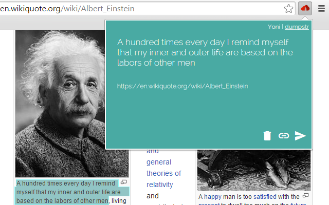 dumpstrio's tweet photo. Note to Self #chrome extension can save highlight text with its url for later https://t.co/MHZrbGQKwk http://t.co/HL3s3Lkpma