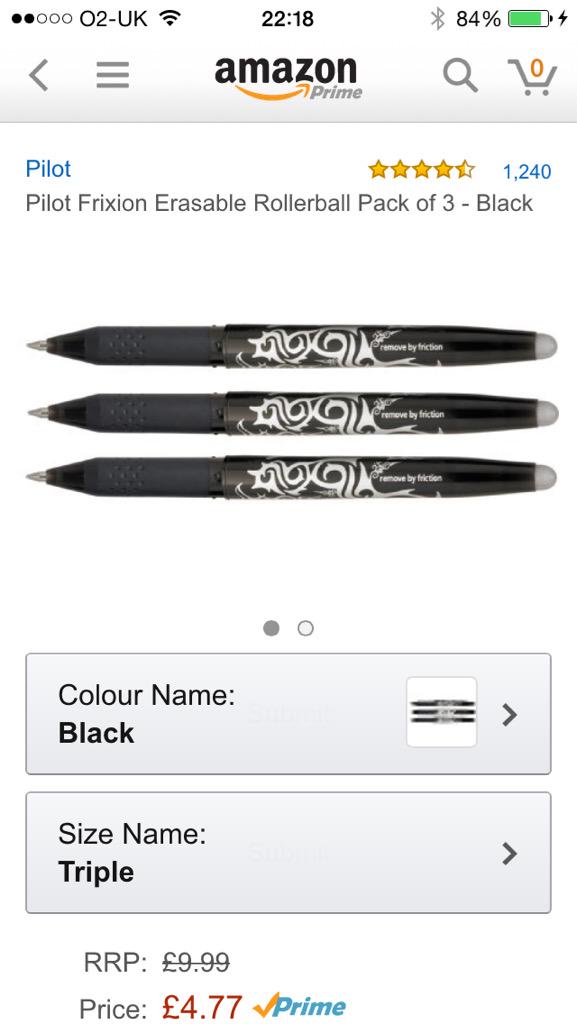MrDuncan4's tweet photo. Erasable pens for feedback - work a treat and the children are amazed by them! @TeachingGroup http://t.co/dV6AVKj7BS