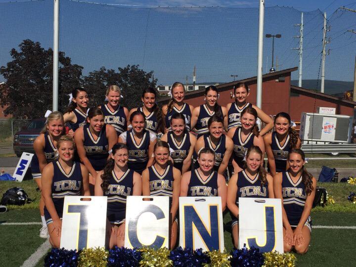 TCNJCheer's tweet image. A great start to the season at @UCAupdates college spirit camp!