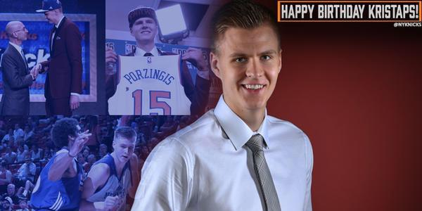 Happy Birthday to our future star, Kristaps Porzingis ( ). 