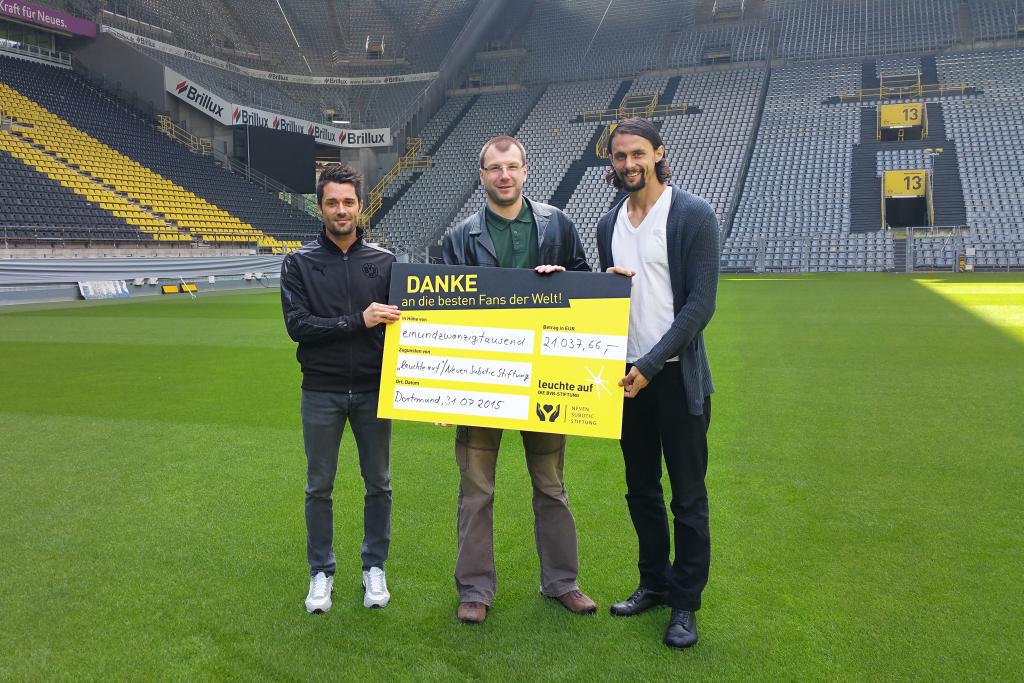 Wir haben das Ergebnis der #Stadiondeckel #Spendenaktion für euch! on.fb.me/1STknro  Danke an #leuchteauf