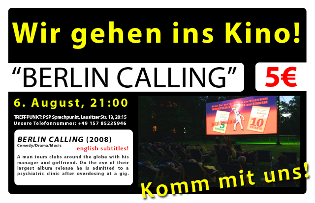PSPSprachpunkt's tweet photo. Next Thursday we are going to the open-air cinema!
#LearnGerman #Deutschlernen #Berlin 
http://t.co/Ubsk8XAScx http://t.co/elOv1Wk58C