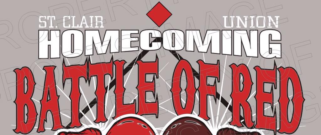 stcstuco's tweet photo. Homecoming Shirt sneak peak! Stop by the StuCo table at registration to order yours!! #HOCO2k15 #BattleOfRed http://t.co/FbXlrsXzus