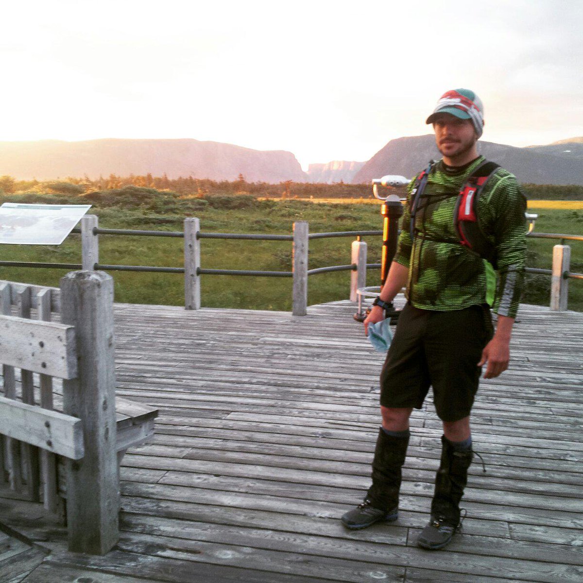 NATinNL's tweet photo. @SteveWheeler_ attempts record time #northernrim & #longrangetraverse in 1 day @BerniceCBC @CBCNL @Jeremy_Eaton http://t.co/K9rwwL9EUX