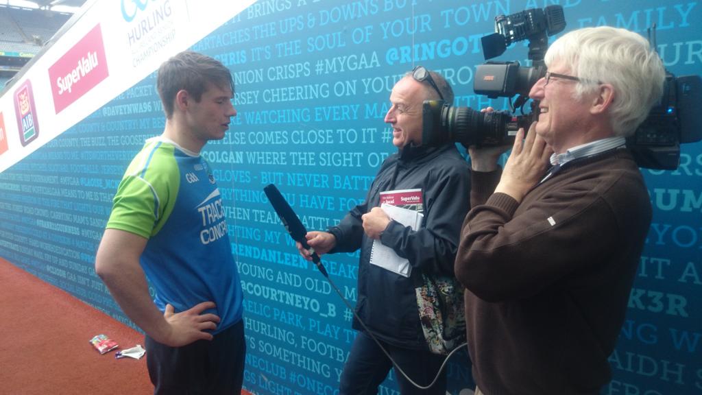 bbcchampionship's tweet photo. "The target is an @UlsterGAA Championship for us," Fermanagh's  @tcorrigan714 already looking ahead to 2016 #DUBvFER http://t.co/uT7szfVNoz