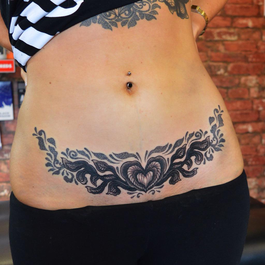 Lower Stomach Tattoo