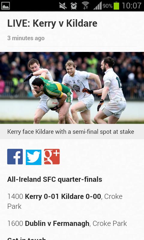 Brasilian tv not showing the game so I'm on the text today. Come on the Lilies #kildaregaa #rte #irishexpat