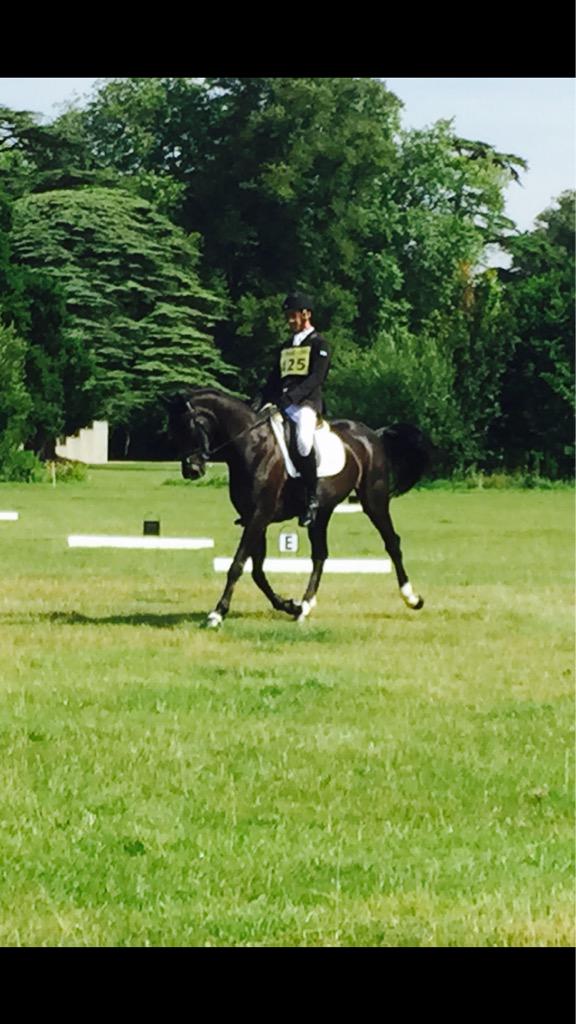 flickrobertsno2's tweet photo. lovely to go and finally watch Allora at her 1st event back with Jock! They looked great together! #princessisback😀 http://t.co/iBvz2LaXXH