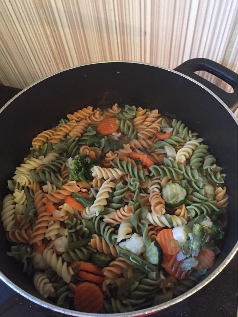 Doesn't get healthier than this... #GardenRotini #FitFam #SundayLunch