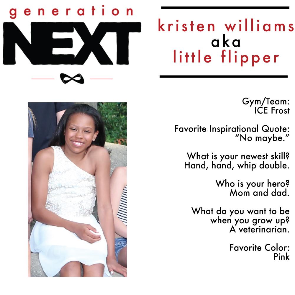 Nfinity's tweet photo. Introducing Kristen Williams (@Kristen4704)! #GetToKnowGenNext http://t.co/YsQDtm17bM