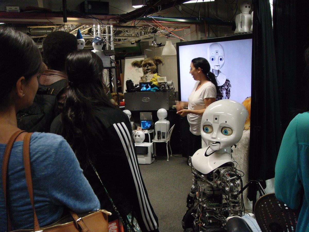 GWCMass's tweet photo. GWC @Akamai at the @medialab meeting Cynthia Breazeal and learning all about Personal Robotics! http://t.co/ByKD5vWpEF