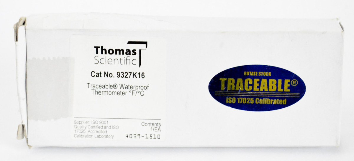 COMPUSELLUSAA's tweet image. #DEALS #EBAY Thomas Scientific Traceable® Waterproof Thermometer F/C 9327K16 #THOMASSCIENTIFIC ebay.com/itm/-/22184251…