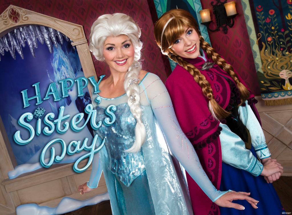 Disneyland's tweet photo. Happy #NationalSistersDay! http://t.co/brAqNzL5pk