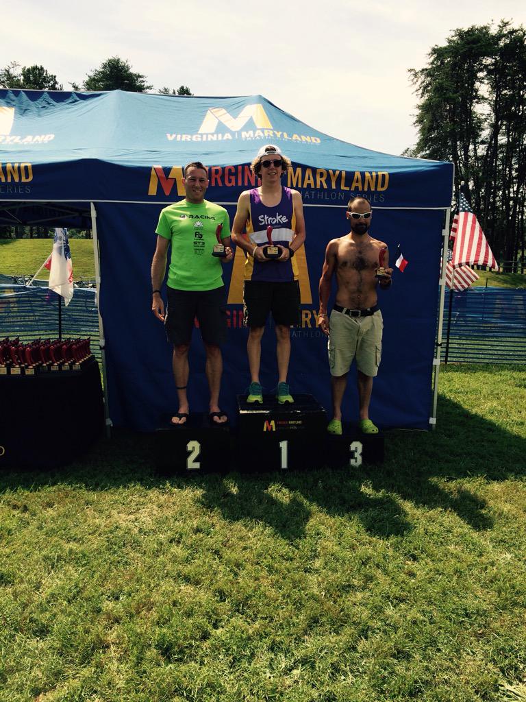 4dfast's tweet photo. @JDEFTri standing tall on the #Culpepper podium #StabLifeWithTheHorn http://t.co/VHQu9jEVX1
