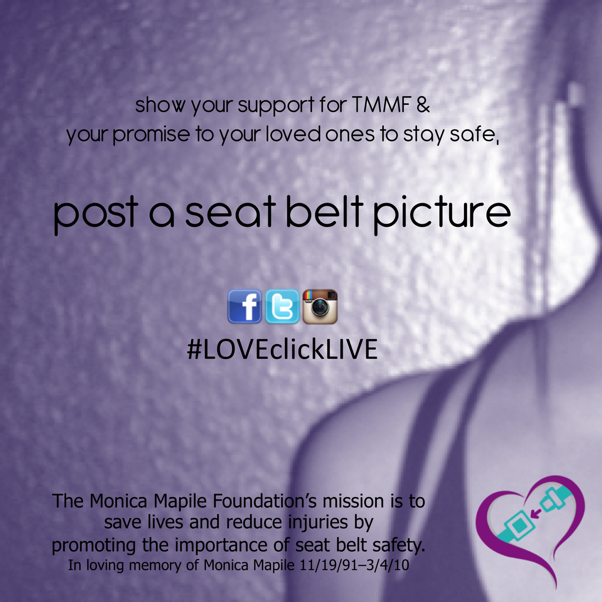 LOVEclickLIVE's tweet photo. HAPPY SUNDAY!! You could safe a life today, just by posting a selfie. 😊 http://t.co/N4X1lGeQCc