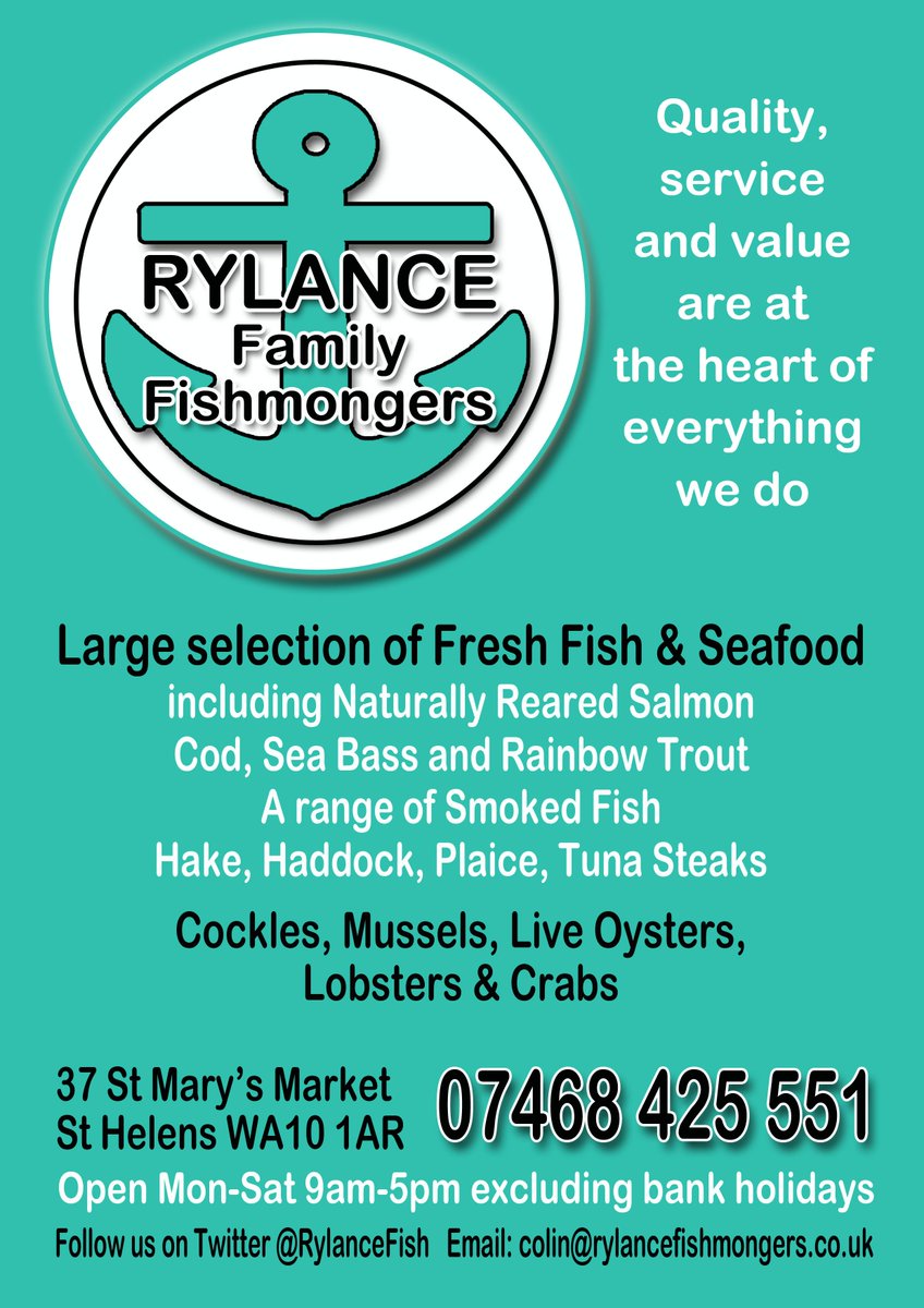 Thanks to <a href="/RylanceFish/">Rylance Fishmongers</a> St Mary's Market who will be one of our 2015-16 match sponsors  #northwesthour