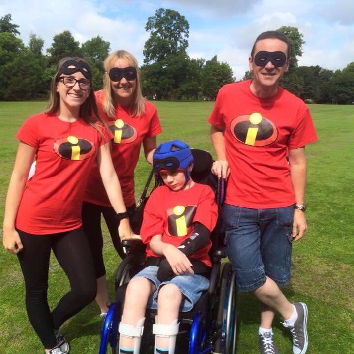 Love my family to the world and back! Fundraising yesterday for #caudwellchildren #destinationdreams 👪♥️