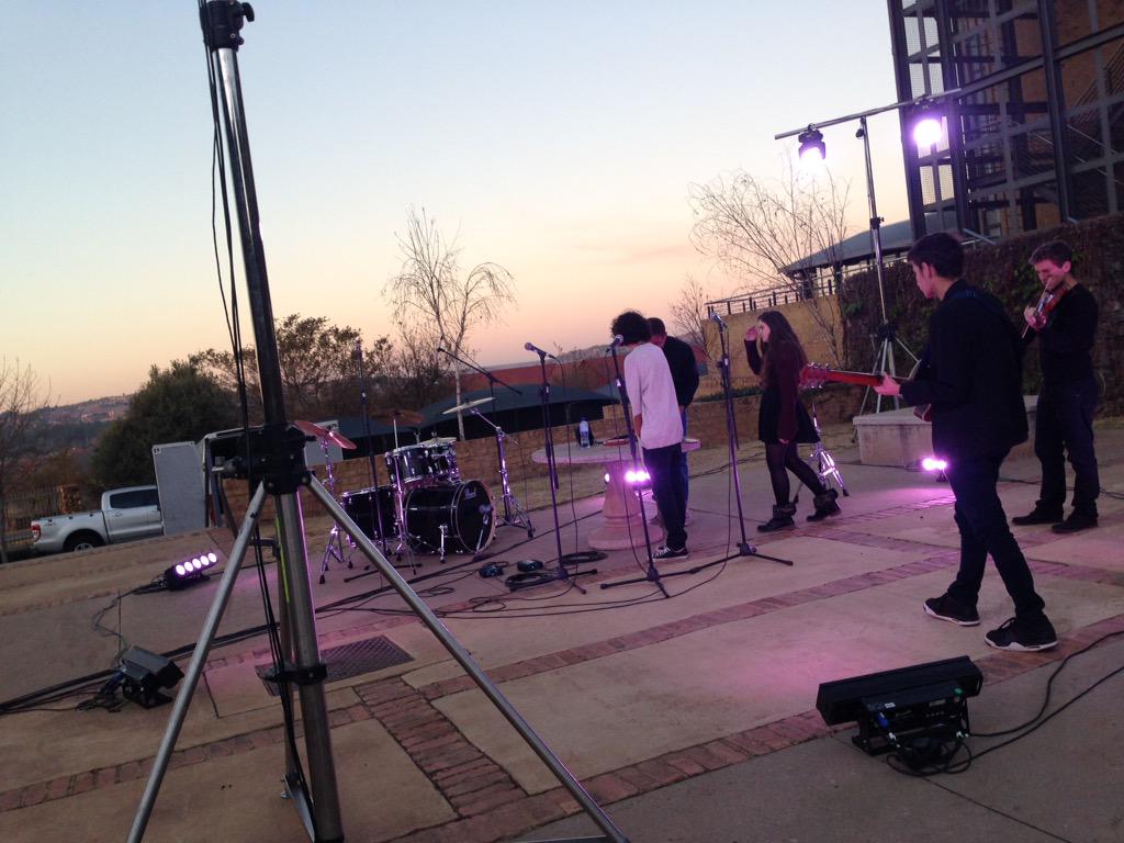 Tricurrents shooting a music video today