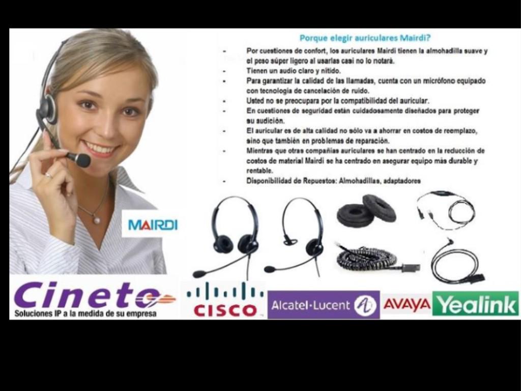 CinetoTelecom's tweet photo. Headset #Mairdi, distribuidos en Ecuador por @CinetoTelecom, adaptador USB, Cisco, Panasonic, Yealink, y muchas mas. http://t.co/msiwQR8GLn