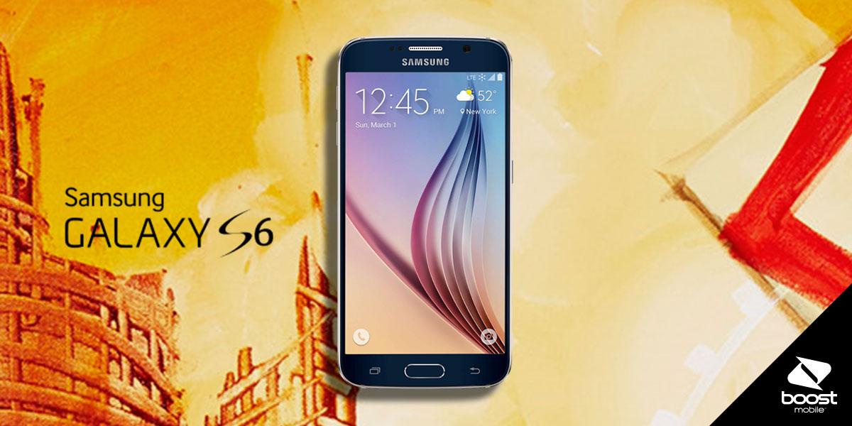 boostmobile's tweet photo. With a 23 hr. battery life, the @SamsungUSA Galaxy S6 was built w/ data lovers in mind. http://t.co/g03t4Cp7sp http://t.co/XHqlvaJGt6