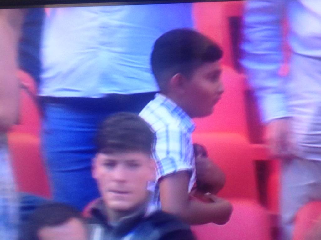 Heres the lucky lad who got Jose Mourinhos medal after Arsenal beat Chelsea [Pictures]