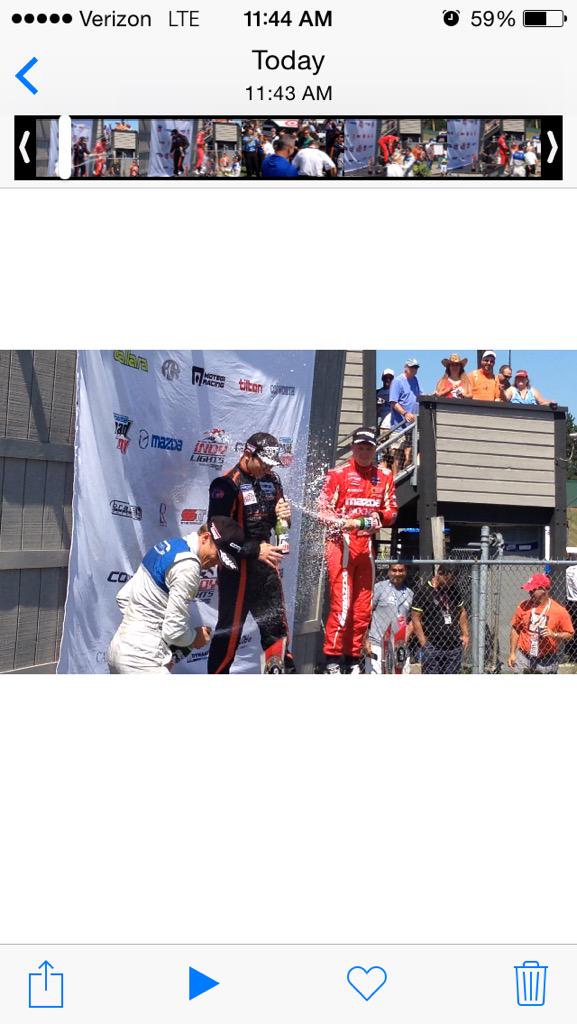 KatblossIndy's tweet photo. Happiness is...? Victory @Mid_Ohio @IndyLights @seanrayhall @8starmotor http://t.co/7VrfnsBOjX