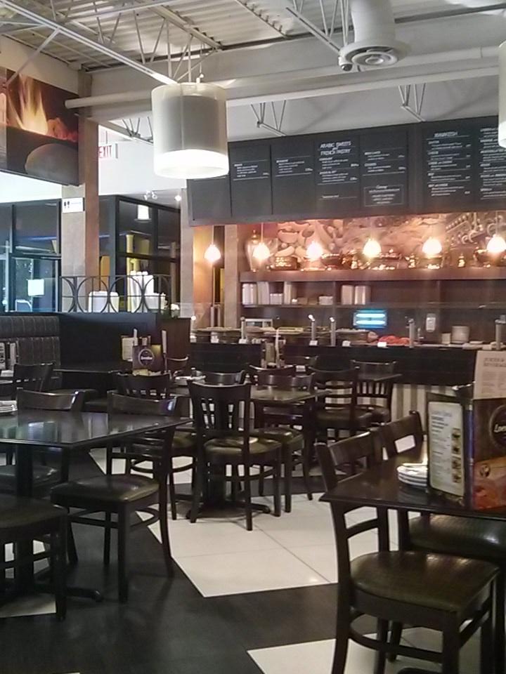 Checking out the Paramount Fine Foods London location