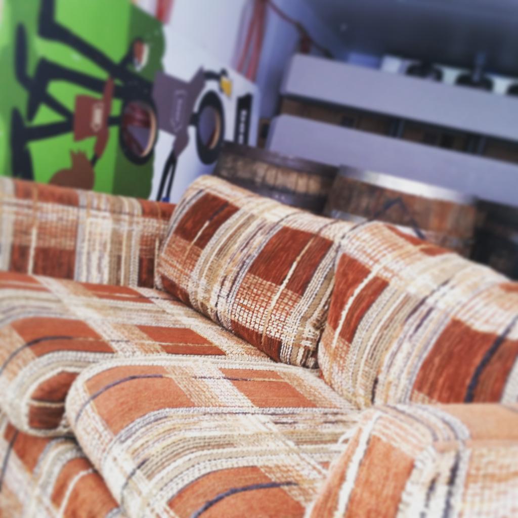 IACraftBeerTent's tweet photo. The #BeerCouch will be at the @IowaStateFair again this year. http://t.co/5dPgm5FaPS