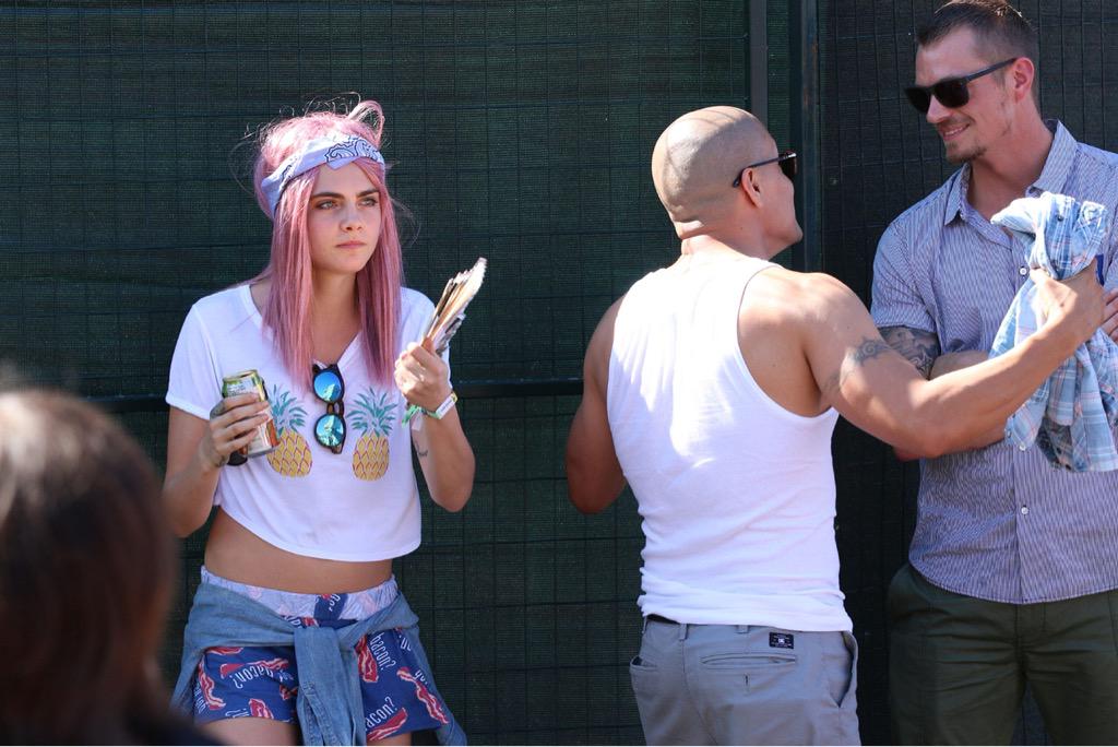 Cara seeing St Vincent at the festival Osheaga, Montreal (1st August)