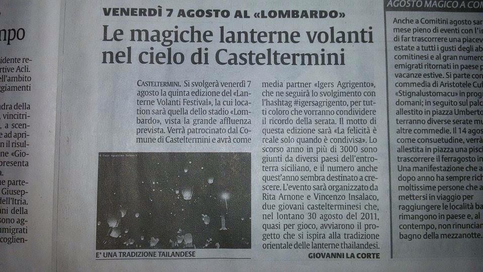 "Le magiche lanterne volanti nel cielo di Casteltermini" <a href="/lasicilia/"></a>