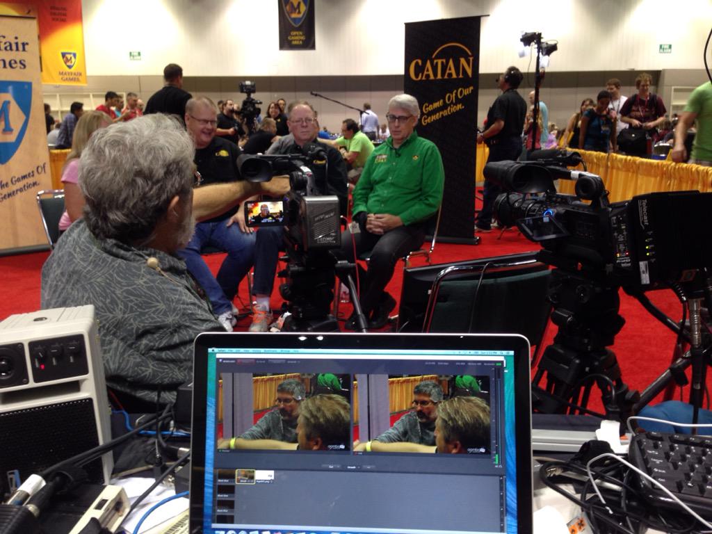 FRMediaIndy's tweet photo. 2015 Catan National Championship LIVE now! @Oomba @mayfairgames http://t.co/RAVORzDxqZ http://t.co/qsiJtksNhZ