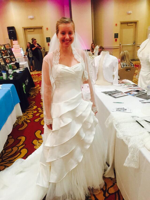 LaDemureWraps's tweet photo. @BABCTour. Another yes to the dress styled with LA Demure wraps. http://t.co/W9yMmWLBbQ