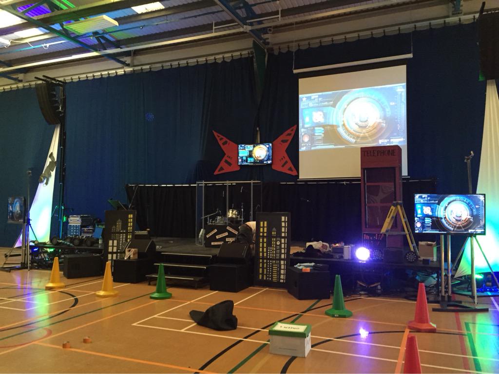 ACCelerateArun's tweet image. Finishing touches being done for Kickstart: The Event tomorrow. #superspies #playscheme
