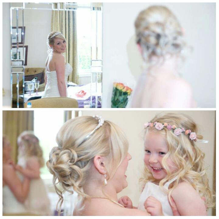WeddingHairLK's tweet photo. @hji @Hair_Hour @HJi_Ruth just the most beautiful #bride & adorable #flowergirl♡ #softupdo #curls #hair #weddinghair http://t.co/kryNPVBIfx