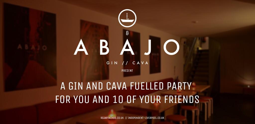 IndpndtLiv's tweet photo. LAST CHANCE follow @abajo_liverpool and RT to win a party with 5 bottles of cava and 20 g&amp;t's for you and 10 friends http://t.co/BFXwY5qyy1