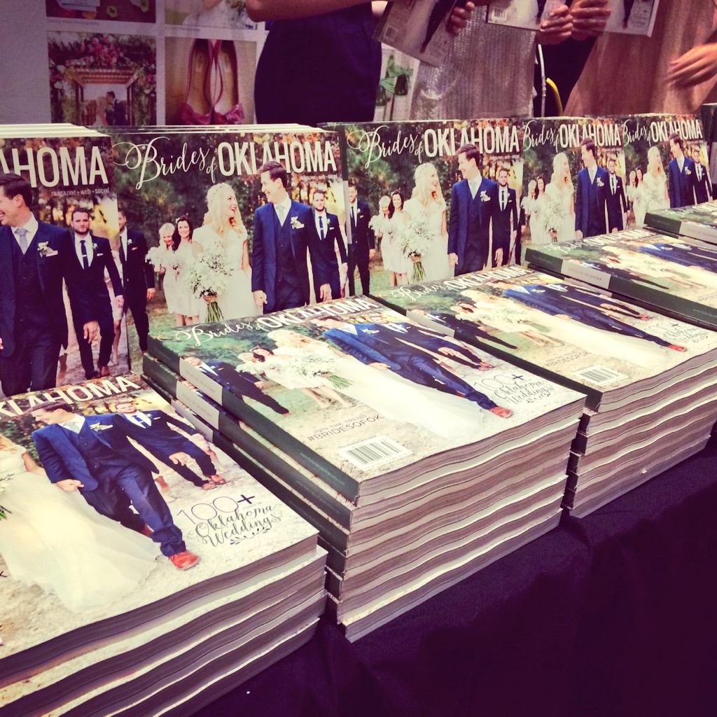 Have you gotten your FREE copy of @bridesofok magazine? It's not too late, we are here until 4. #ShowSponsor