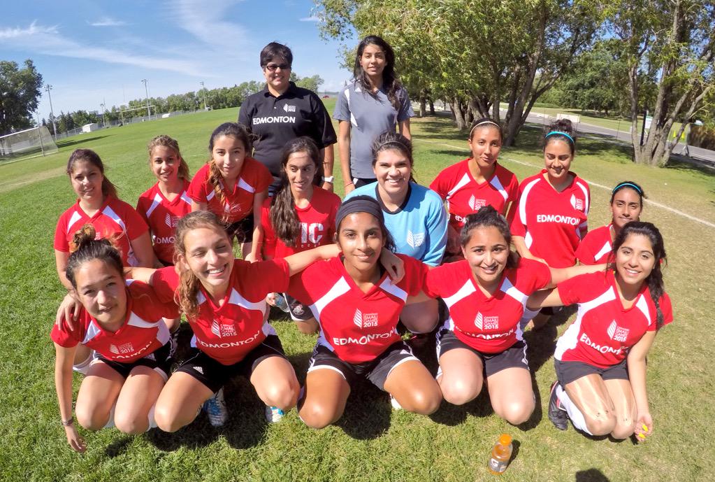 MUSANIPHOTO's tweet photo. Edmonton ladies soccer team #caig2015 @CAIGEdmonton http://t.co/Hm6PO3MKl4