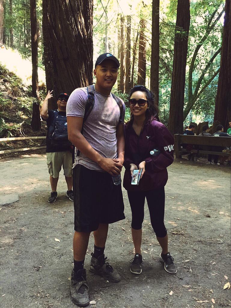 ethanestavilla's tweet photo. That's day 1 @AngelinAriel #cuzzo #beenday1 #trailblazers http://t.co/RxzNXOtGO5