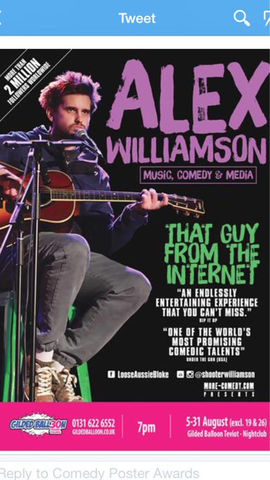 Fuck yeah Edinburgh fringe this week, get your tickets here: http://t.co/4QOhnfov0Q http://t.co/40G8<a href="/tag/edfringe"class="tags"><span>#edfringe</span></a>