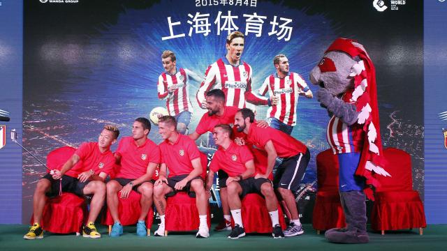 FOTOGALERÍA | Las mejores imágenes del primer día del <a href="/Atleti/">Atlético de Madrid</a> en Shanghai. lfp.sh/a3ig88 #LaLigaWorld