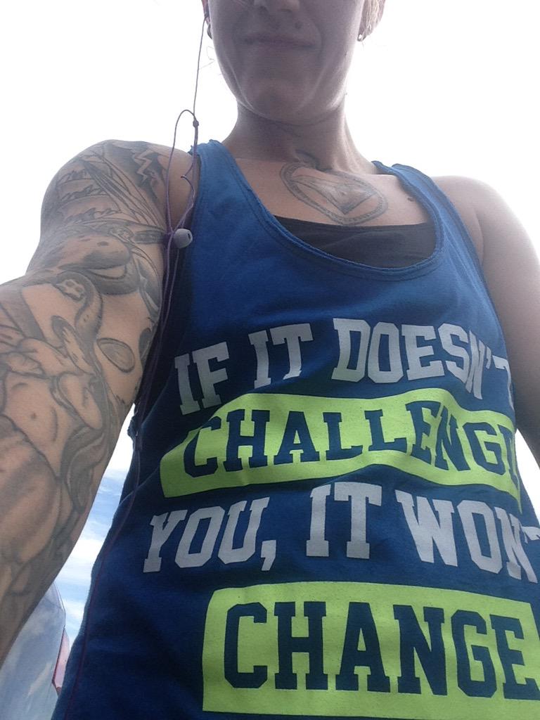 "If it doesn't CHALLENGE you, it won't CHANGE you!"